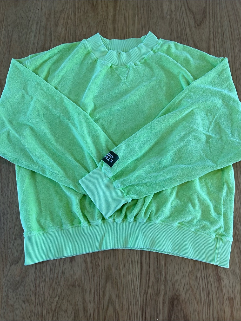 Daily Drills Terry Vintage Crew - Sunbleached Zilker Size M/L NWOT